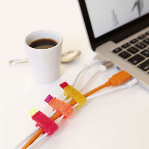 定番の8色1セットのケーブルタイにミニサイズが新たに加わりました。