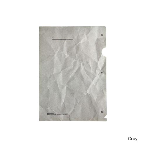 ストーンペーパーを使用したペーパーファイル。