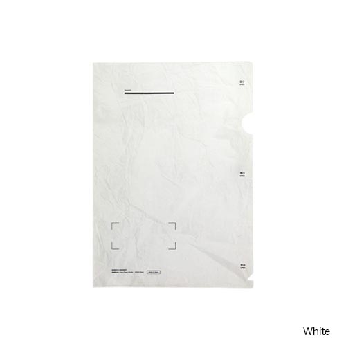 ストーンペーパーを使用したペーパーファイル。