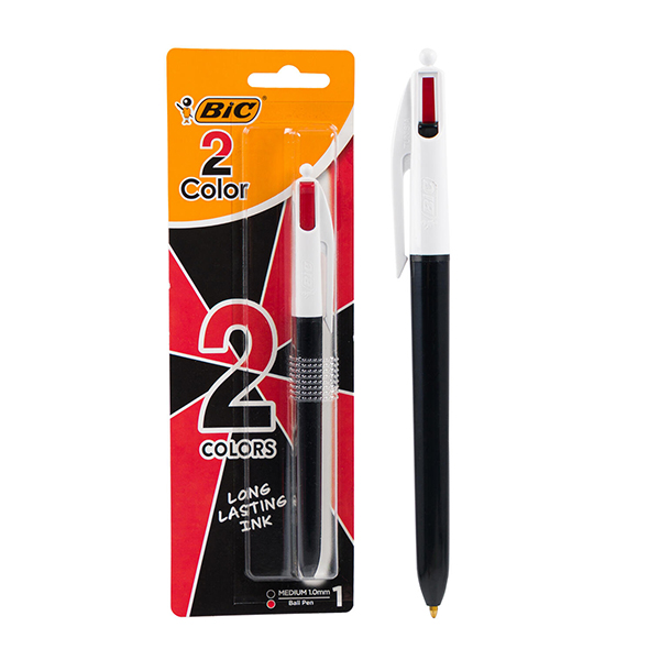 BLACKとREDインクの2色切替ボールペン