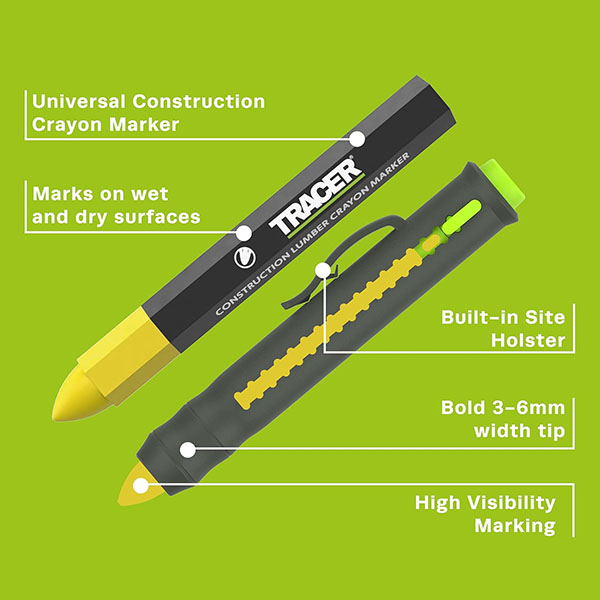 ランバークレヨン専用の保護ホルスター。