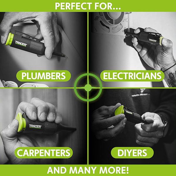 プッシュするだけで最長100mmの深さまでマーキングが可能なスプレー式ディープホールマーキングツール。