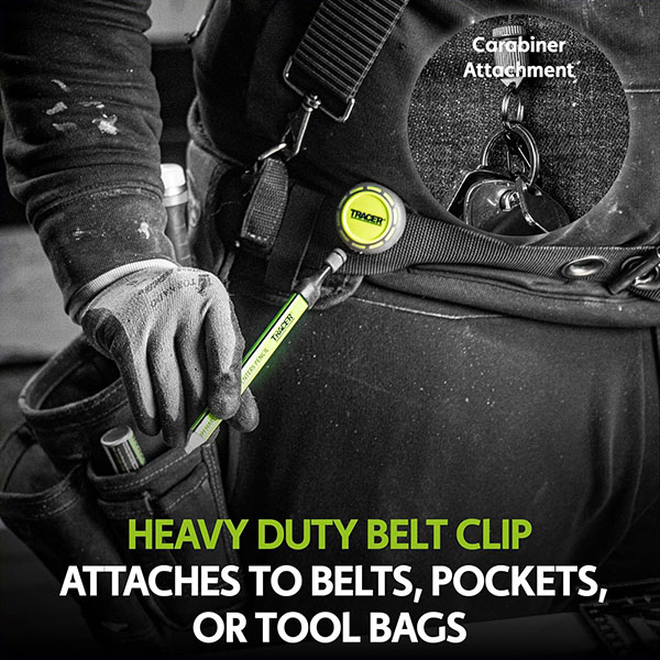 ペンや鍵などの持ち運びに便利な伸縮式ホルスター。