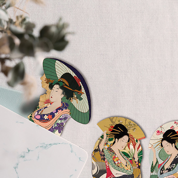 アートをモチーフにしたブックマーク（しおり）。