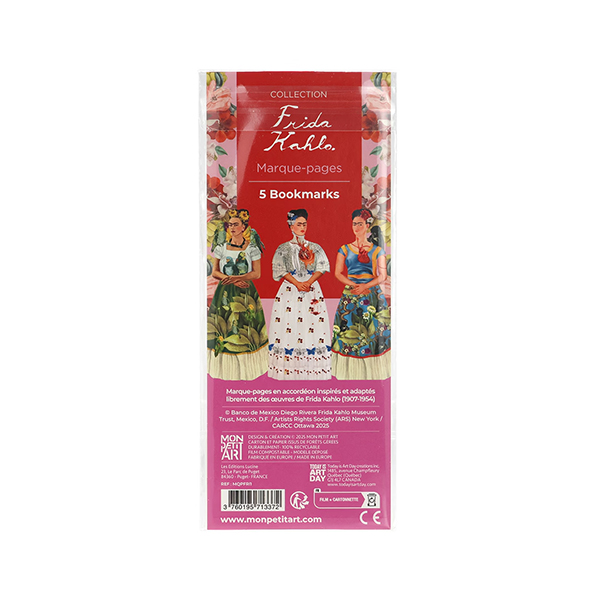 アートをモチーフにしたブックマーク（しおり）。