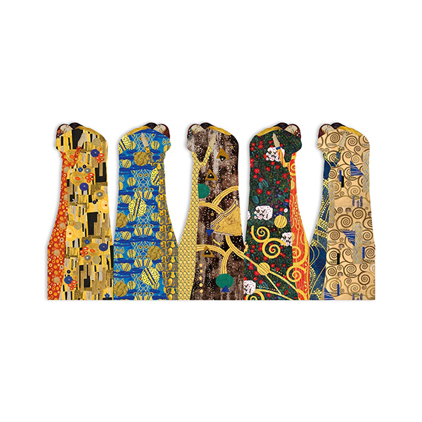 アートをモチーフにしたブックマーク（しおり）。