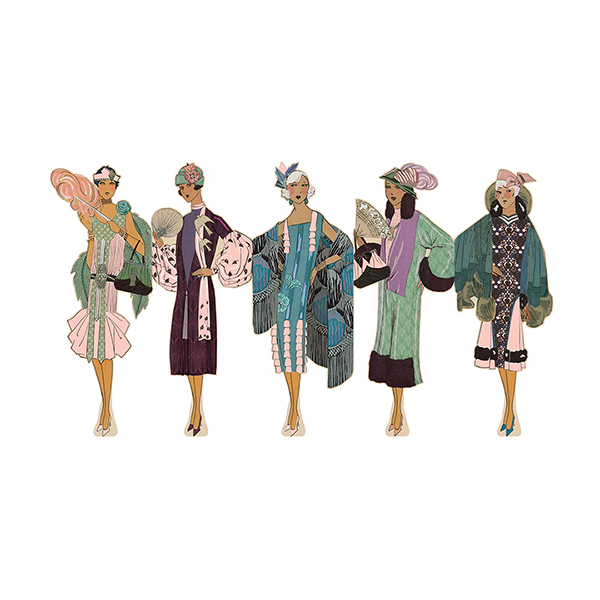 アートをモチーフにしたブックマーク（しおり）。