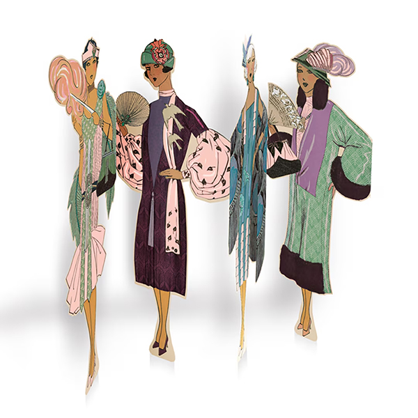 アートをモチーフにしたブックマーク（しおり）。