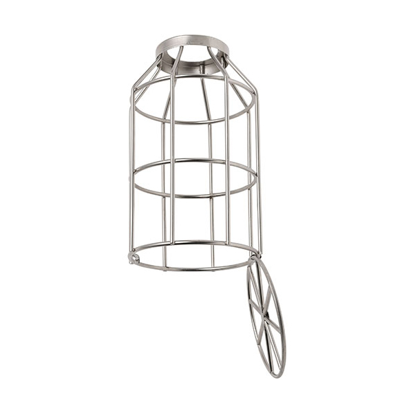 インダストリアルな雰囲気のシンプルなワイヤーシェード。