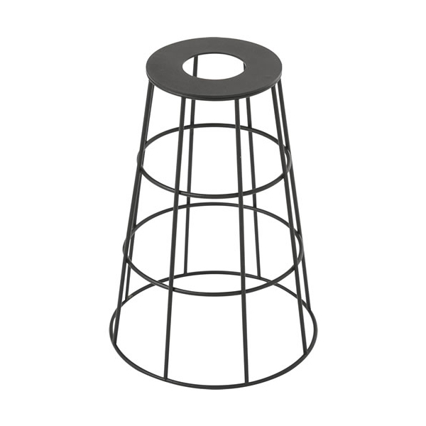 インダストリアルな雰囲気のシンプルなワイヤーシェード。