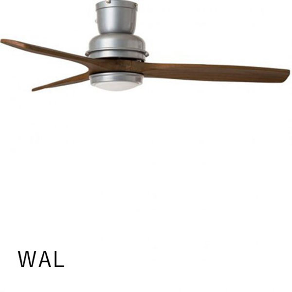 全長を短くしたデザインのシーリングファン。