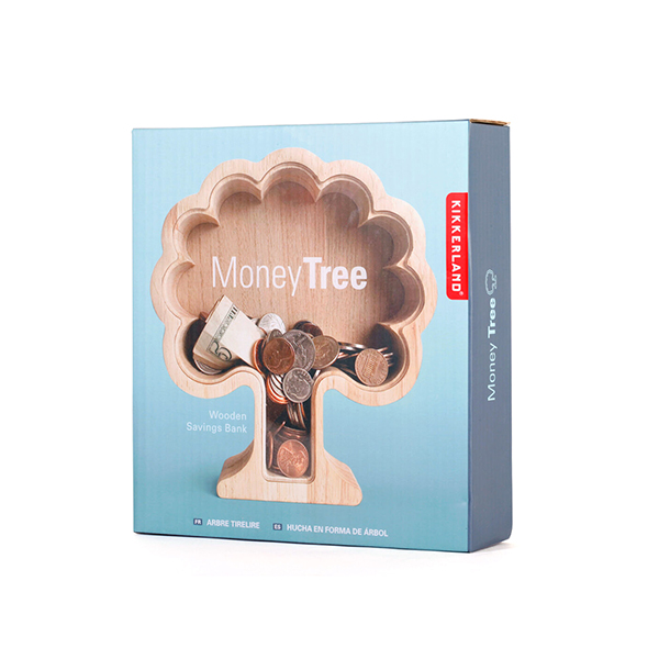 ツリー形の貯金箱。