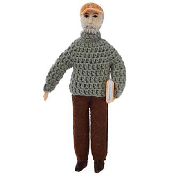 世界的有名アーティストのフェルトオーナメント。