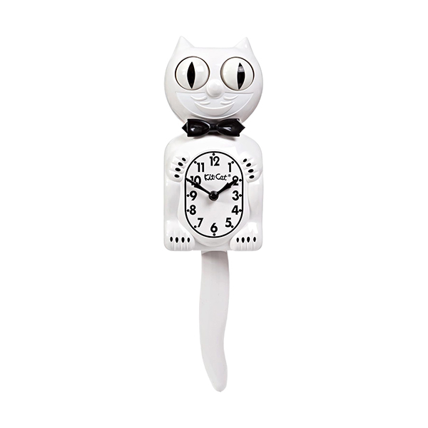 目をキョロキョロと動かし尻尾をフリフリと人々の幸せを見守り時を刻んできたキットキャットクロック