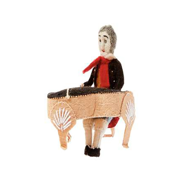 世界的有名アーティストのフェルトオーナメント。