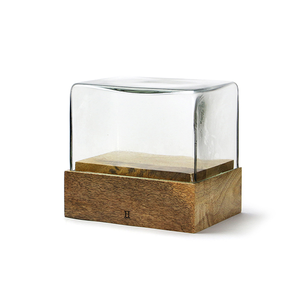 楽天市場】ガラスドーム レクタングル2 HERE Glass Dome 