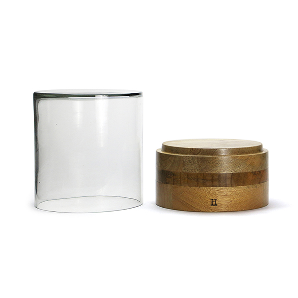 ガラスドーム　レア イケア IKEA ガラスドーム ベース付き 高さ 19cm z20344431