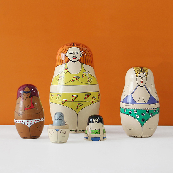 HOT GIRLSたちのマトリョーシカ。