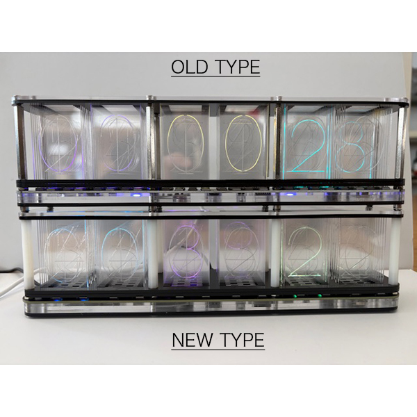 レトロな雰囲気と現代技術を兼ね備えたデジタルクロック