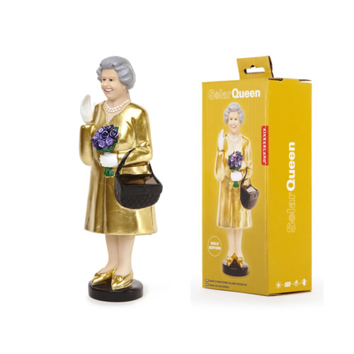 【Kikkerland】 Solar Queen ソーラークイーン Solar Queen Platinum Jubilee Edition – Kikkerland Design Inc