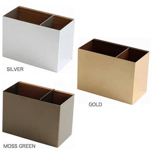 シンプルに、アルミと木の素材の組合せを楽しむリモコンホルダーを作りました。