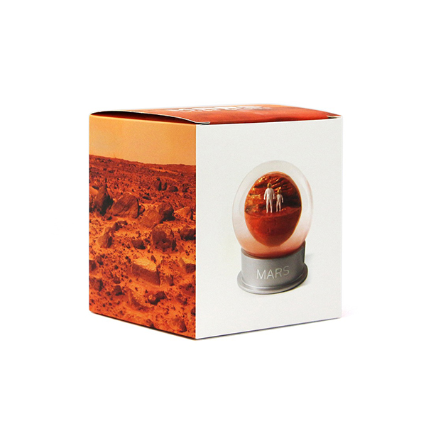 実際存在するオリンポス山やマリネリス峡谷が再現されているマーズダストグローブ。