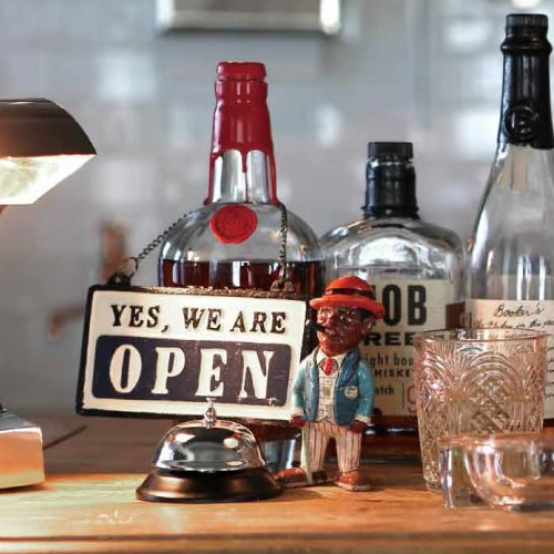 両面使える置型の案内サイン看板