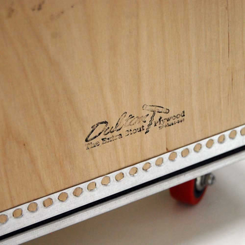 DULTON】Wooden cabinet w/castors 4layers (キャスター付き木製