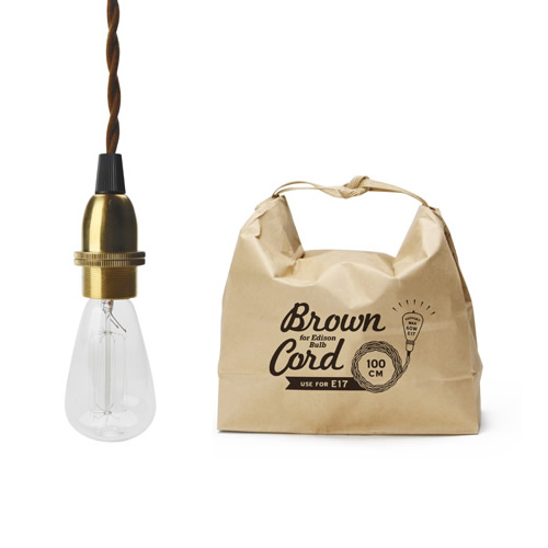 エジソンバルブE17用シーリングコード。