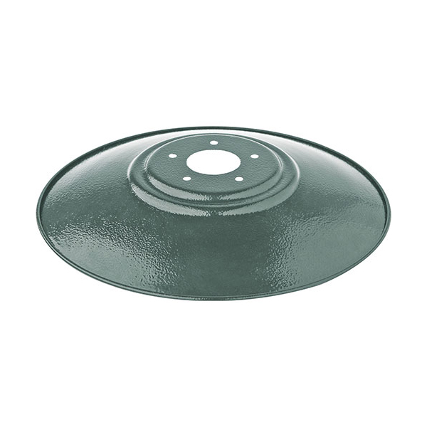 金属板をハンマーで叩いたような模様を表現したハンマートン塗装のランプシェード、