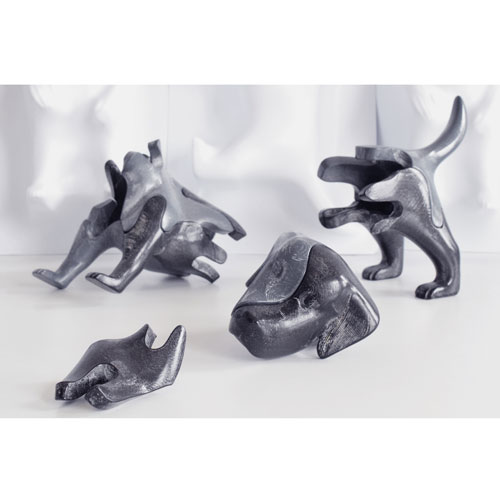 3Dパズルドッグ。