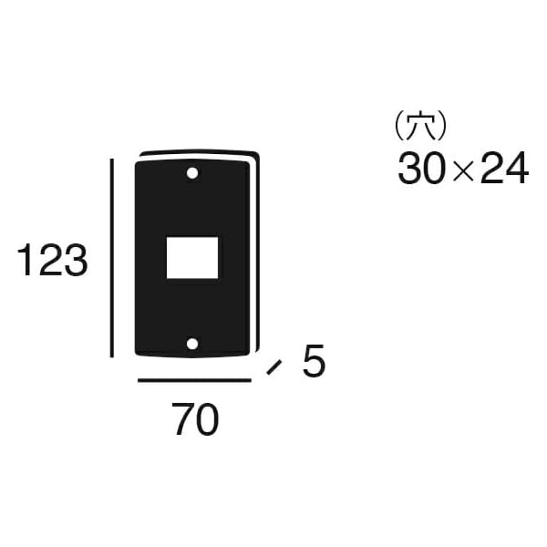 壁面のスイッチパネルをスタイリッシュに変身させるスイッチプレートは小さいながらも存在感抜群。