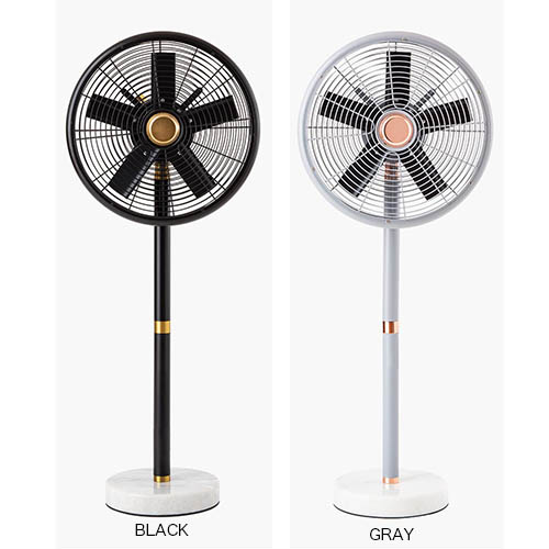 インテリアに特化したデザインのDCモーターファン。