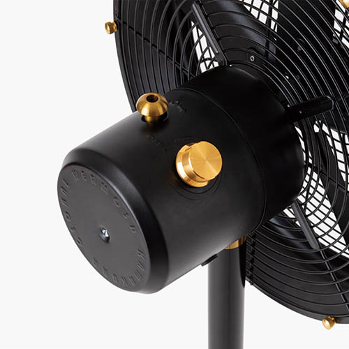 インテリアに特化したデザインのDCモーターファン。