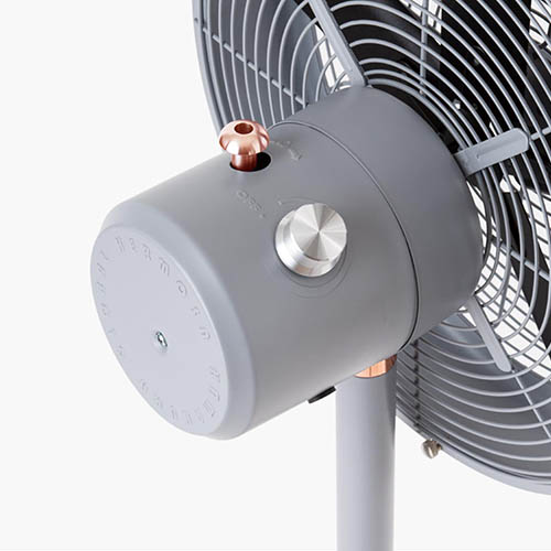 インテリアに特化したデザインのDCモーターファン。