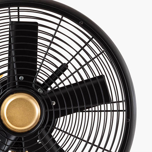インテリアに特化したデザインのDCモーターファン。