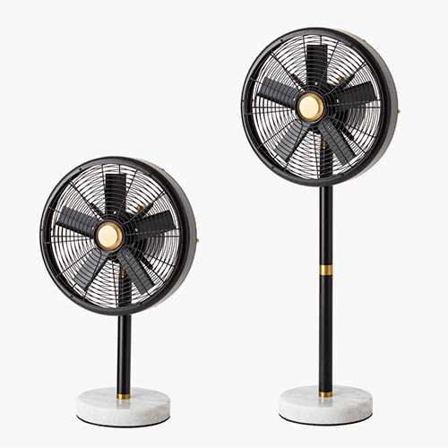 インテリアに特化したデザインのDCモーターファン。