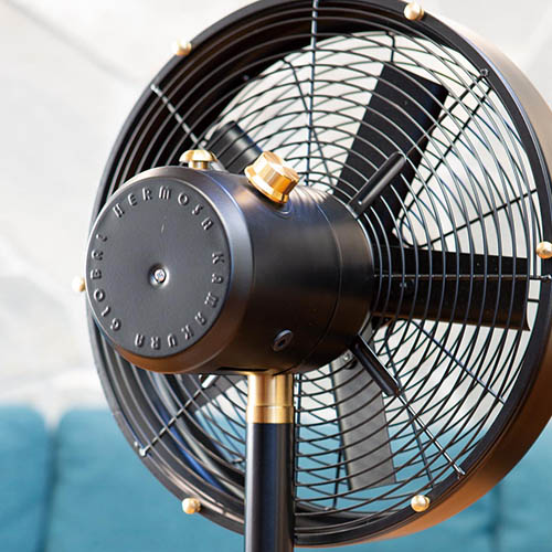 インテリアに特化したデザインのDCモーターファン。