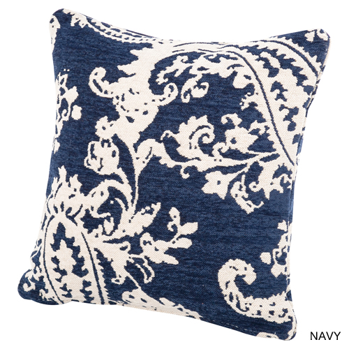 ペイズリーパターンの上品なクッションカバー