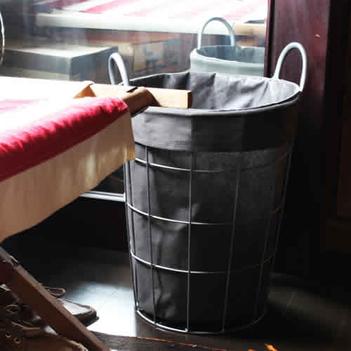 WIRE ARTS & PRO ランドリーラウンドバスケット 21L （003074）
