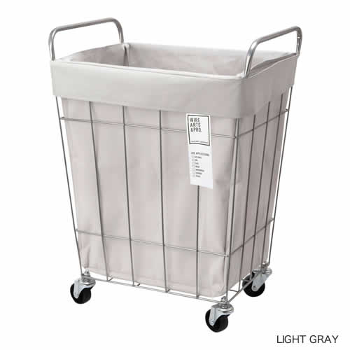 無機質＆インダストリアルなランドリーバスケット。