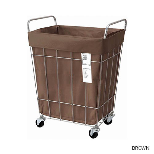 無機質＆インダストリアルなランドリーバスケット。