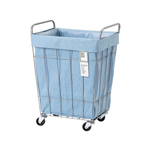 無機質＆インダストリアルなランドリーバスケット。