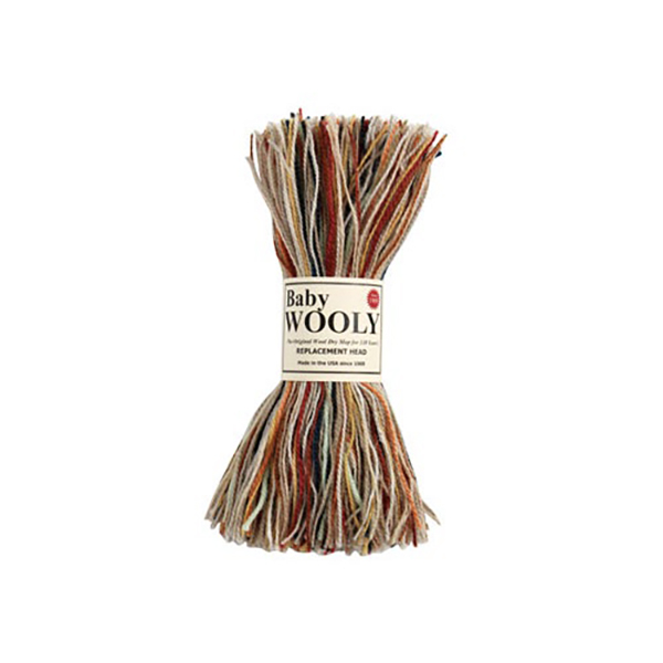 ベビーウールウィズウッデンハンドル用交換モップ。