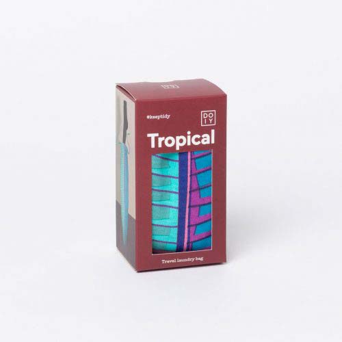 トロピカルリーフのランドリーバッグ。