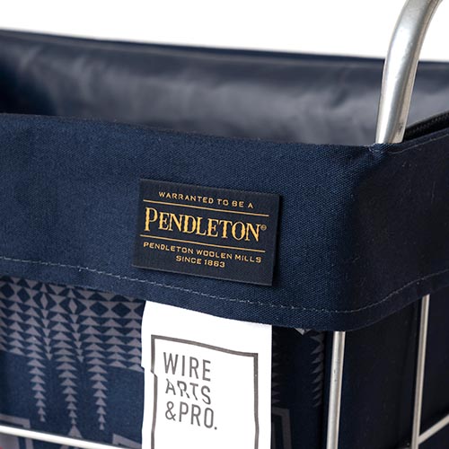 ペンドルトンワイヤーランドリーバスケット。