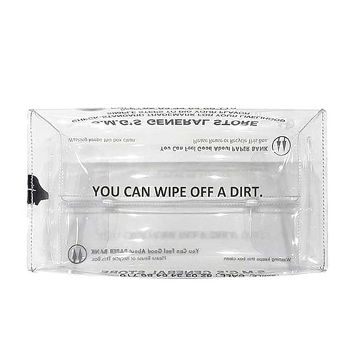 中身が見えるタイプのティッシュカバー