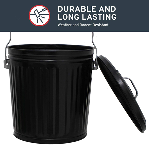 耐久性と強度に優れたス高品質チール製コール（石炭）バケツ。