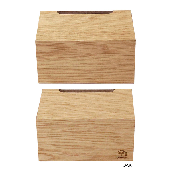 木のナチュラルな風合いをお楽しみいただけるティッシュカバー。