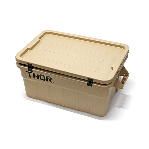テーブル使いしたまま中の物を出し入れすることができるTHOR Large Totes 53L・75L専用スライドレール。